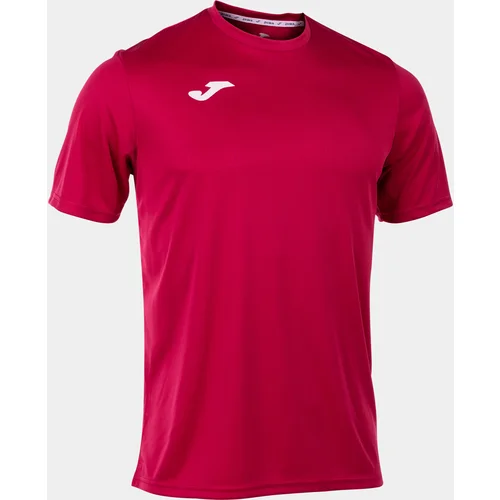 Joma Men's/Boys' T-Shirt Combi S/S Fuchsia Maroon