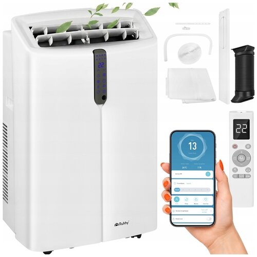 Ruhhy 4v1 3.5kW prenosna klimatska naprava WIFI ogrevanje in razvlaževanje 12000BTU 00027617 Cene