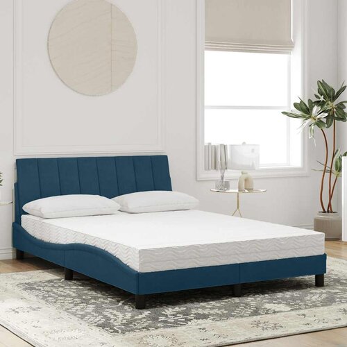  Krevet s madracem Hanko plavi 140x200 cm bar&scaron;unasti Cijene