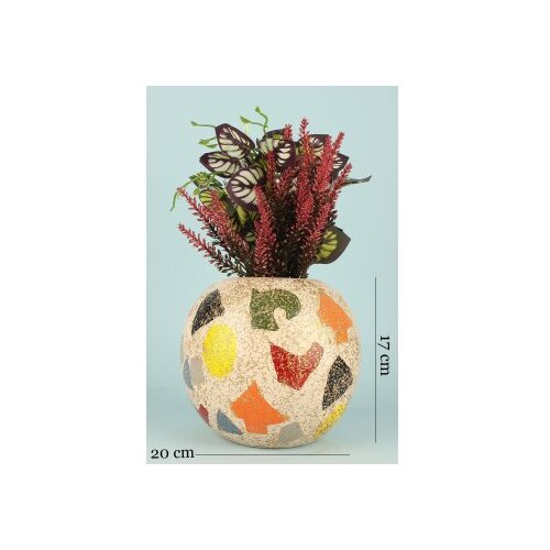 WALLXPERT decorative pot multicolor keramička vaza YL741 Slike