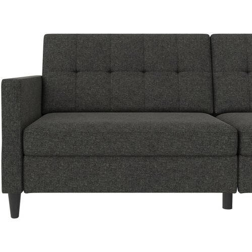 St&amp;oslash;raa Siva raztegljiva sedežna garnitura 82 cm Hartford &amp;ndash; Slike