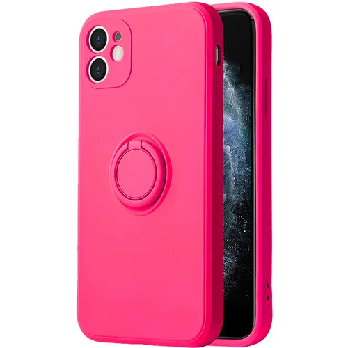 Urbie Ovitek Silicone Ring , Iphone XR, roza, (20698580)