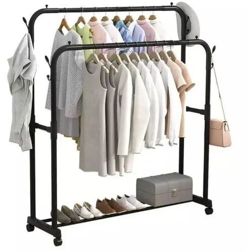  Podesivi dupli stalak za garderobu &amp;ndash; &amp;scaron;tender 145x96 cm Slike