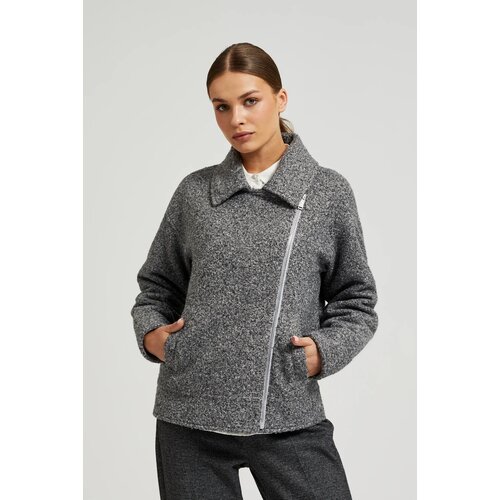 Moodo Women's zip jacket - gray Cene