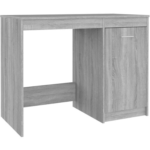 vidaXL Pisalna miza siva sonoma 100x50x76 cm inženirski les, (20939046) Cene
