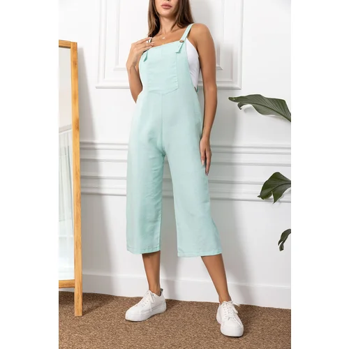 armonika Women's Outdoor Mint Gardener Jumpsuit