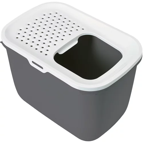 Savic WC za mačke Hop In - antracit / bijeli