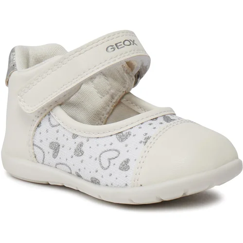 Geox Nizki čevlji B Elthan Girl B451QA 0AW54 C0007 White/Silver