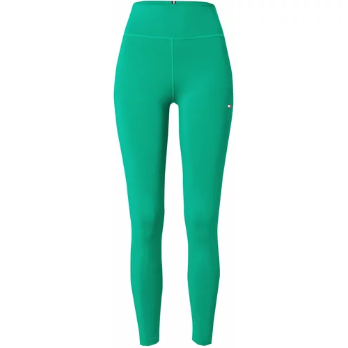 Tommy Hilfiger Športne hlače 'ESSENTIALS' nočno modra / zelena / rdeča