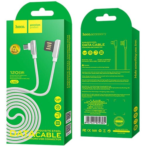  USB kabl za smartphone, micro USB, 1.2 met., 2.4 A Cijene