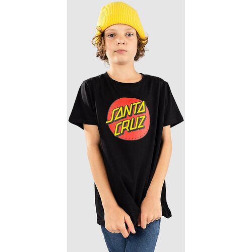 Santa Cruz Classic Dot Kids T-shirt black Cene