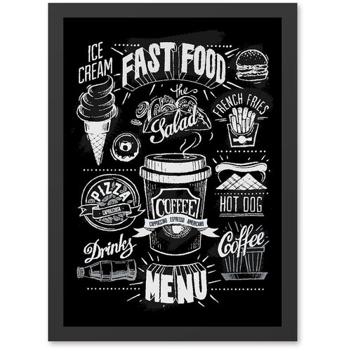 Wallity Slika 55x70 cm Menu – Wallity Cene