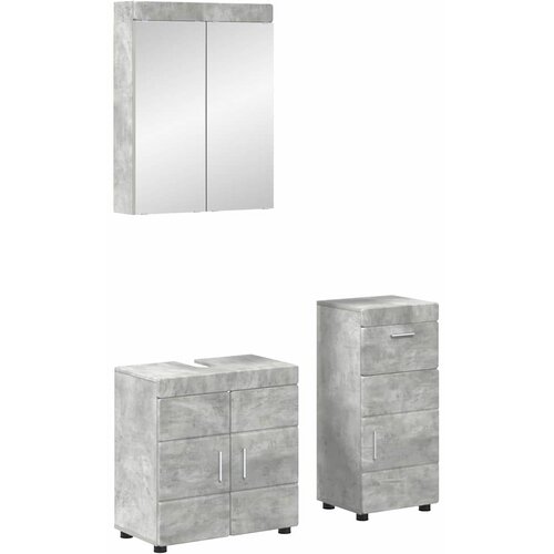  Set namještaja za kupaonicu TULUM 3 pcs Betonski sivi Cene