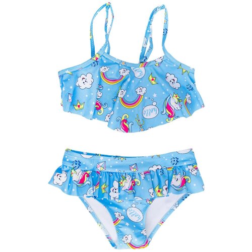 Yoclub Kids's Girls' Two-Piece Swimming Costume LKD-0030G-A100 Cene