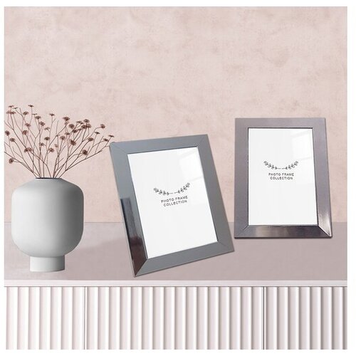 WALLXPERT Set okvira za slike 2IGFC1026_1521, 15x21cm, 2 komada, srebrni Cene
