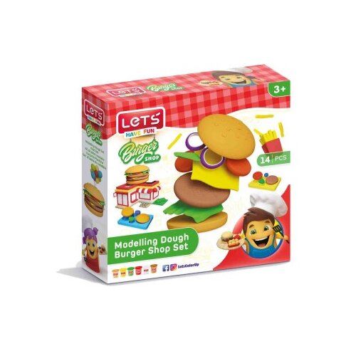  Hamburger set , masa za modelovanje lets #7-l9003 ( 67065 ) Cene