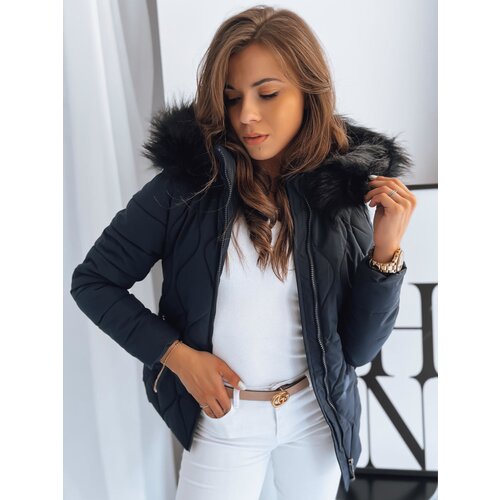 DStreet Women's winter jacket PUFFER dark blue Cene