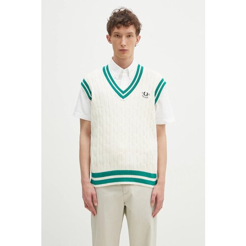 Fred Perry Prsluk za mu&amp;scaron;karce, boja: bež, K9721.560 Slike
