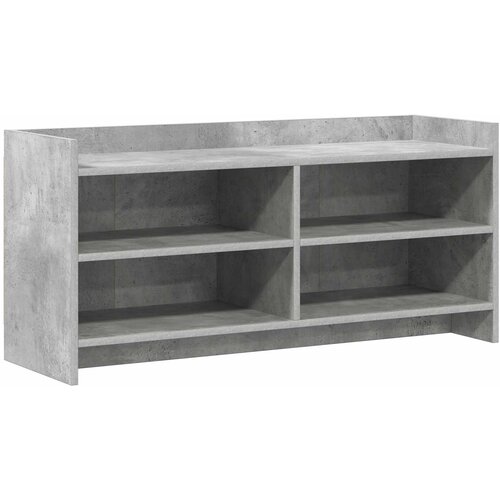 vidaXL TV omarica 100 x 33 x 47 cm Betonsko siva Inženirski les, (5000247605) Cene