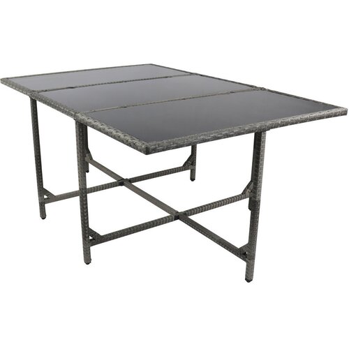 Ambia Garden Vrtna Miza Raloso, Siva, 170x110cm Cene