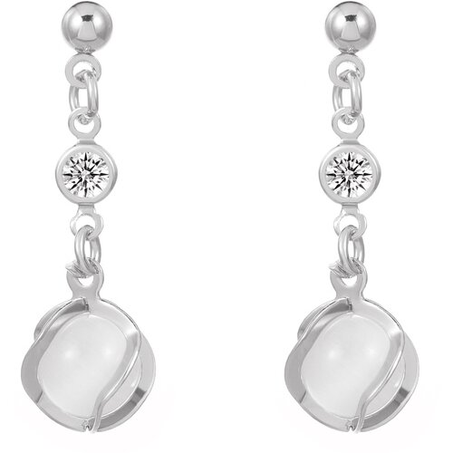 INF Opalni uhani 1 par Silver, (21237866) Slike