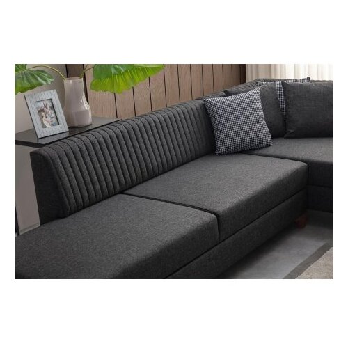 Atelier Del Sofa Ugaona sofa na razvlačenje Zapad Lijevo, 230 x 285 cm, Antracit Slike
