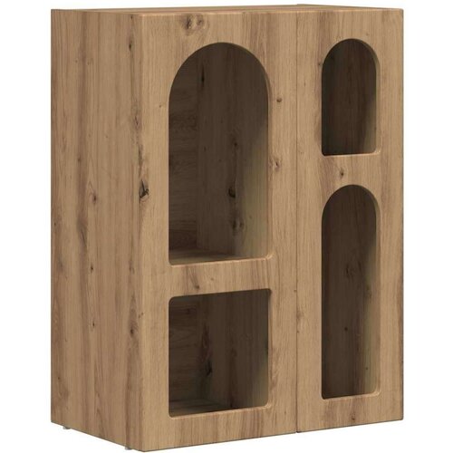  Kreveta Umjetnički hrast 59 x 35 x 80.5 cm Konstruirano drvo Slike