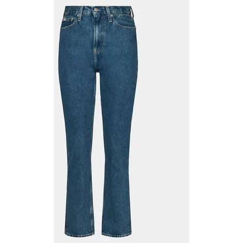 Calvin Klein Jeans Jeans hlače Authentic Slim Straight J20J222443 Mornarsko modra Slim Fit