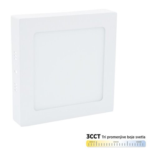 Mitea Lighting Nadgradni kvadratni led panel beli 12W 3000~6500K beli M12NK-CCT Slike