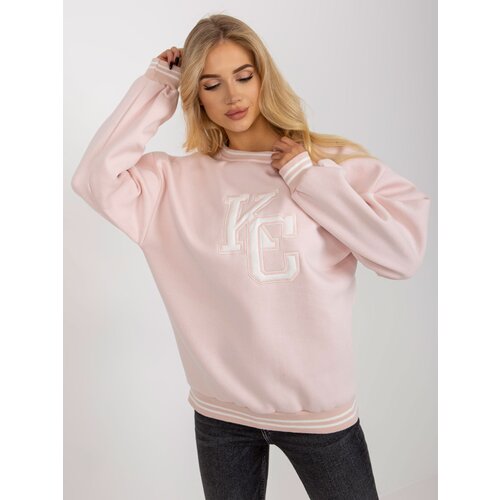 Ex moda Sweatshirt-EM-BL-617-KC.86P-light pink Slike