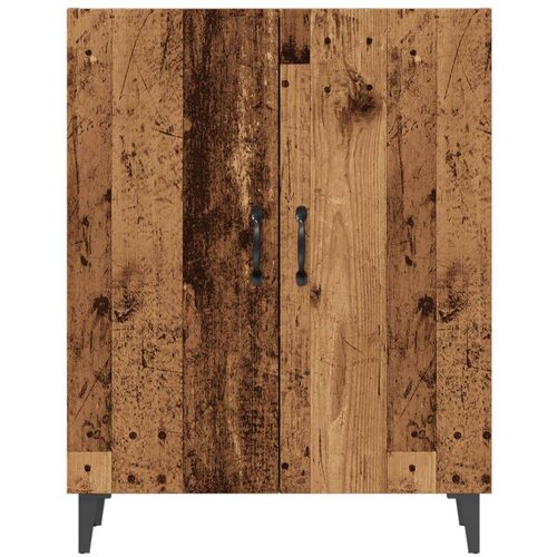 VidaXL Komoda boja starog drva 70 x 34 x 90 cm od konstruiranog drva Slike