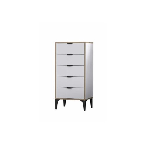 Hanah home Komoda s ladicama Arden, 50 x 105 x 40 cm, Bijela Slike