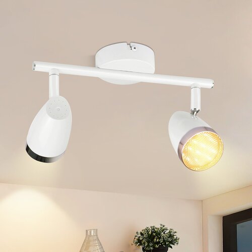 Nettlife LED stropna svetilka 2 žarnici moderna 4W bela toplo bela 3000K, (22116689) Cene