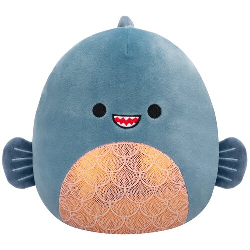 Squishmallows 20cm w20 - Kurtz - siva piranja Slike
