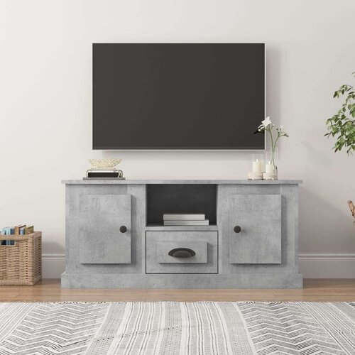 TV ormarić boja betona 100x35 5x45 cm konstruirano drvo Cene