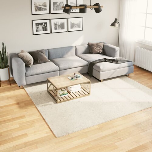 vidaXL Tepih OVIEDO kratkih vlakana bež 240 x 240 cm Cene