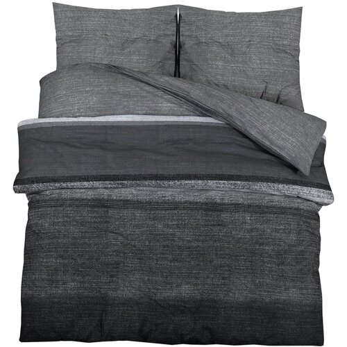 Maison Chic Komplet posteljnine - Posteljnina temno sivo 225x220 cm bombaž, (21786943) Cene