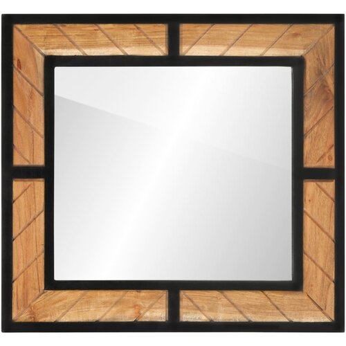 VidaXL kupaonsko ogledalo 60 x 1 x 55 cm od masivnog drva bagrema Slike