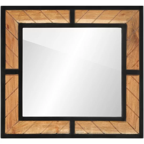 vidaXL Kupaonsko ogledalo 60 x 1 x 55 cm od masivnog drva bagrema