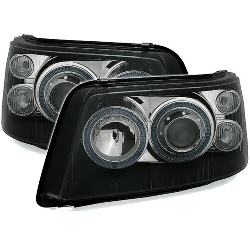 Oem Kristalni farovi Angel Eyes VW Transporter T5 (03-09), Crni Cene