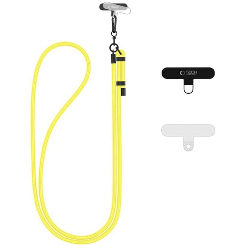 TECH-PROTECT C1S ROPE TRAK ZA ČEZ TELO NEON RUMENO/ČRN TRAK ZA TORBO, (21970580) Cene
