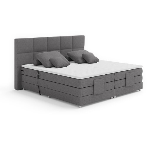 Kondela električno nastavljiva postelja, boxspring, siva, 180 x 200, murko new Slike