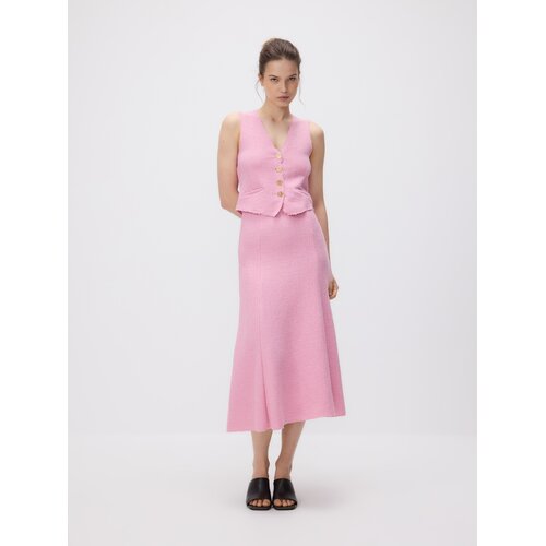 Reserved LADIES` SKIRT - pastelnoružičasto Cene