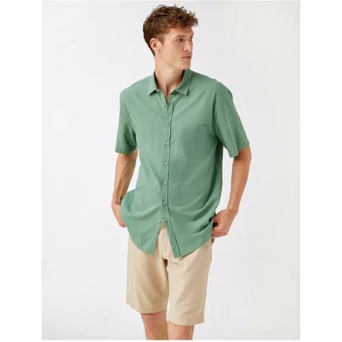Koton Shirt - Green - Regular fit
