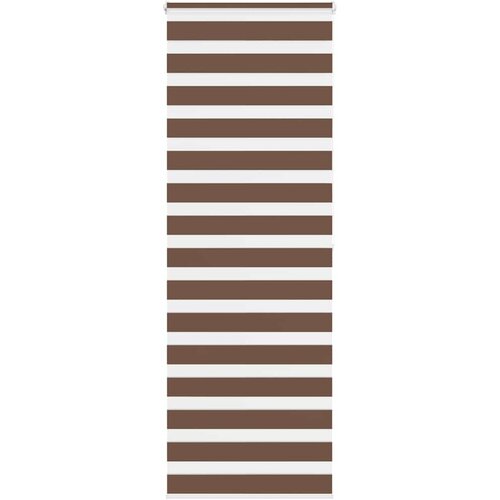 vidaXL Zebra zavesa rjava 70x200 cm &scaron;irina blaga 65,9 cm poliester, (5000298011) Cene