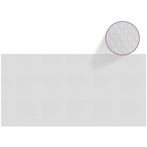VidaXL Plavajoča PE solarna folija za bazen 488x244 cm siva Slike