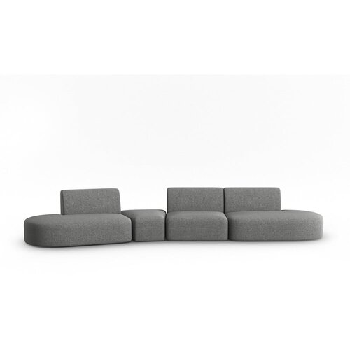 Milo Casa Siva sofa od šenila s lijevim kutom 428 cm Paolo – Cijene