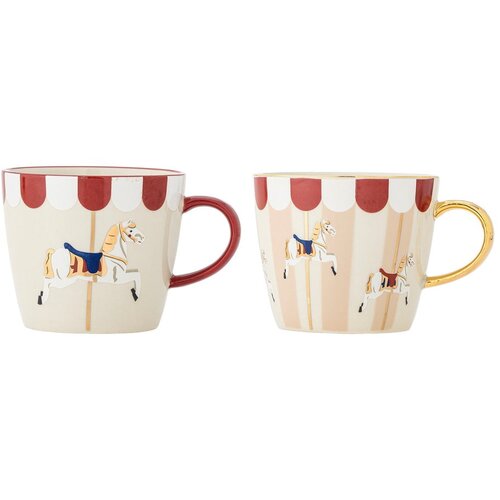 Bloomingville Krem &scaron;alice u setu 2 kom s božićnim motivom od kamenine 300 ml Merry-go-round &ndash; Cijene