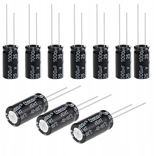 Rosfix Elektrolitski Kondenzator Z Nizkim ESR 1000uF 25V 10x20 Mm Raster 5 Mm | Temperatura -40 Do 105 &deg;C, (5000243673) Cene