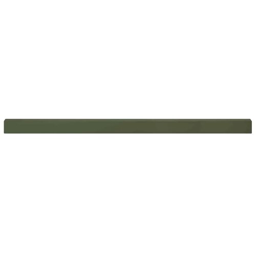 Profil za rubove vrta 10 kom. 100 x 5 x 5 cm Čelik - Maslinastozelena 100 x 5 x 5 cm 10 Slike